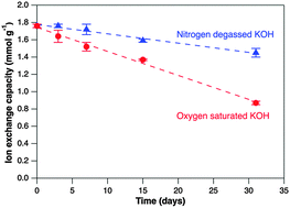 Graphical abstract: Reactive oxygen species accelerate degradation of anion exchange membranes based on polyphenylene oxide in alkaline environments