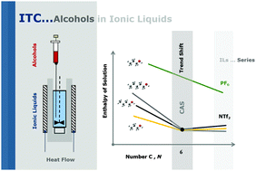 Graphical abstract: Alcohols as molecular probes in ionic liquids: evidence for nanostructuration