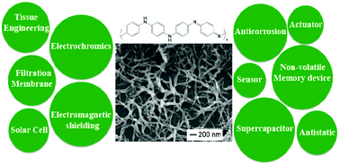 Graphical abstract: Polyaniline nanofibers: broadening applications for conducting polymers