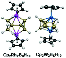 Graphical abstract: Dimetallaborane analogues of the octaboranes of the type Cp2M2B6H10: structural variations with changes in the skeletal electron count