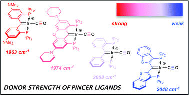 Graphical abstract: Cationic mono and dicarbonyl pincer complexes of rhodium and iridium to assess the donor properties of PCcarbeneP ligands