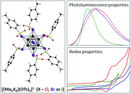 Graphical abstract: Octahedral molybdenum cluster complexes with aromatic sulfonate ligands