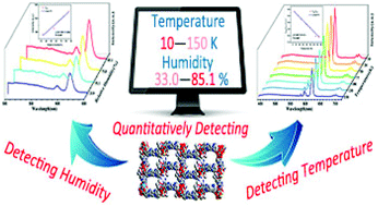 Graphical abstract: A stable europium metal–organic framework as a dual-functional luminescent sensor for quantitatively detecting temperature and humidity