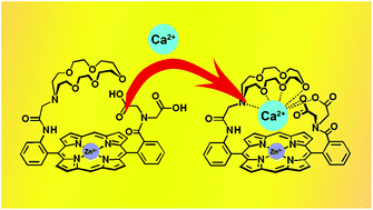 Graphical abstract: Design of porphyrin-based ligands for the assembly of [d-block metal : calcium] bimetallic centers