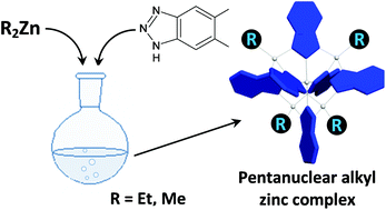 Graphical abstract: One-pot synthesis of ultrastable pentanuclear alkylzinc complexes