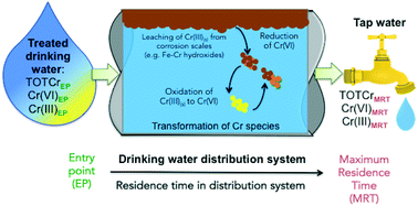 Graphical abstract: Emerging investigators series: frontier review: occurrence and speciation of chromium in drinking water distribution systems