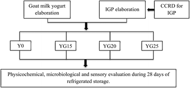 Graphical abstract: The effect of Isabel grape addition on the physicochemical, microbiological and sensory characteristics of probiotic goat milk yogurt