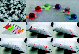 Graphical abstract: Tunable superomniphobic surfaces for sorting droplets by surface tension