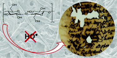 Graphical abstract: Investigating the DMPO-formate spin trapping method for the study of paper iron gall ink corrosion
