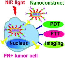Graphical abstract: Single-layer MoS2 nanosheet grafted upconversion nanoparticles for near-infrared fluorescence imaging-guided deep tissue cancer phototherapy