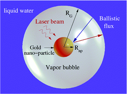 Graphical abstract: Ballistic heat transport in laser generated nano-bubbles