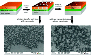 Graphical abstract: Self-organized growth of graphene nanomesh with increased gas sensitivity