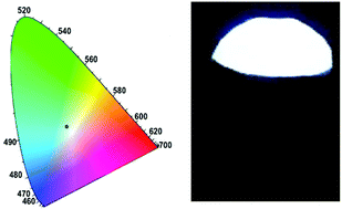 Graphical abstract: Pure white-light emitting ultrasmall organic–inorganic hybrid perovskite nanoclusters
