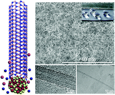 Graphical abstract: Bimetallic catalytic growth of boron nitride nanotubes