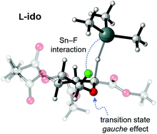 Graphical abstract: The stereoselectivities of tributyltin hydride-mediated reductions of 5-bromo-d-glucuronides to l-iduronides are dependent on the anomeric substituent: syntheses and DFT calculations