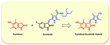Graphical abstract: 5-Hydroxy-7-azaindolin-2-one, a novel hybrid of pyridinol and sunitinib: design, synthesis and cytotoxicity against cancer cells