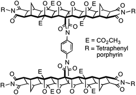 Graphical abstract: Tetra-porphyrin molecular tweezers: two binding sites linked via a polycyclic scaffold and rotating phenyl diimide core