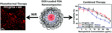 Graphical abstract: A polypeptide micelle template method to prepare polydopamine composite nanoparticles for synergistic photothermal–chemotherapy