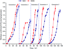 Graphical abstract: Magnetite nanoparticles enable a rapid conversion of volatile fatty acids to methane