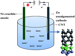 Graphical abstract: How does an amalgamated Ni cathode affect carbon nanotube growth? A density functional theory study