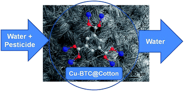 Graphical abstract: Cu–BTC@cotton composite: design and removal of ethion insecticide from water