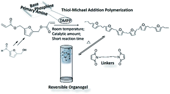 Graphical abstract: An efficient strategy for the synthesis of 5-hydroxymethylfurfural derivative based poly(β-thioether ester) via thiol-Michael addition polymerization