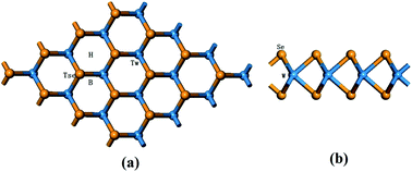 Graphical abstract: Tunable donor and acceptor impurity states in a WSe2 monolayer by adsorption of common gas molecules