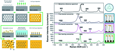 Graphical abstract: Fabrication of flexible silicon nanowires by self-assembled metal assisted chemical etching for surface enhanced Raman spectroscopy