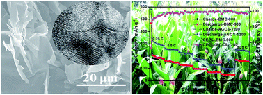 Graphical abstract: Analogous graphite carbon sheets derived from corn stalks as high performance sodium-ion battery anodes