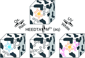 Graphical abstract: 2,2′:6′,2′′-Terpyridine-functionalized redox-responsive hydrogels as a platform for multi responsive amphiphilic polymer membranes
