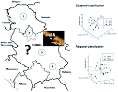 Graphical abstract: Elemental composition as a tool for the assessment of type, seasonal variability, and geographical origin of wine and its contribution to daily elemental intake
