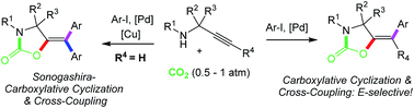 Graphical abstract: Palladium-catalyzed incorporation of atmospheric CO2: efficient synthesis of functionalized oxazolidinones