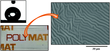 Graphical abstract: Controlling film topography to form highly hydrophobic waterborne coatings