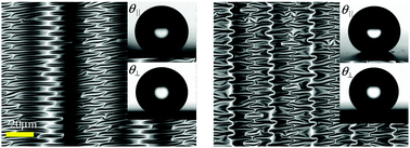 Graphical abstract: Curvature induced hierarchical wrinkling patterns in soft bilayers