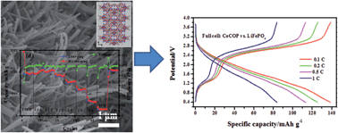 Graphical abstract: Reversible lithiation–delithiation chemistry in cobalt based metal organic framework nanowire electrode engineering for advanced lithium-ion batteries