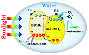 Graphical abstract: Pd-decorated m-BiVO4/BiOBr ternary composite with dual heterojunction for enhanced photocatalytic activity