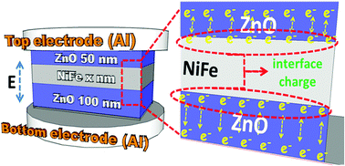 Graphical abstract: Dielectric enhancement with low dielectric loss in textured ZnO films inserted with NiFe