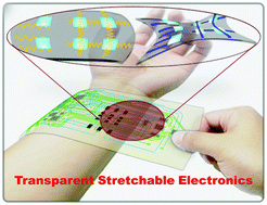 Graphical abstract: Materials and devices for transparent stretchable electronics