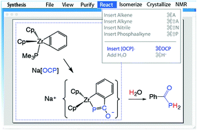 Graphical abstract: Insertion of sodium phosphaethynolate, Na[OCP], into a zirconium–benzyne complex