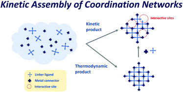 Graphical abstract: Kinetic assembly of coordination networks