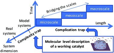 Graphical abstract: Escaping the trap of complication and complexity in multiscale microkinetic modelling of heterogeneous catalytic processes
