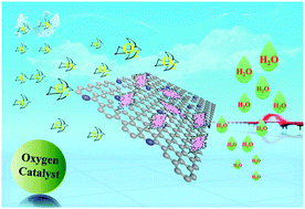 Graphical abstract: In situ formed Fe–N doped metal organic framework@carbon nanotubes/graphene hybrids for a rechargeable Zn–air battery