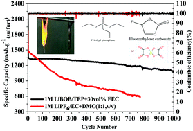 Graphical abstract: Safer lithium–sulfur battery based on nonflammable electrolyte with sulfur composite cathode