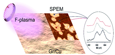 Graphical abstract: Probing plasma fluorinated graphene via spectromicroscopy