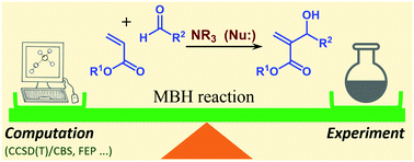 Graphical abstract: Mechanism and reactivity in the Morita–Baylis–Hillman reaction: the challenge of accurate computations