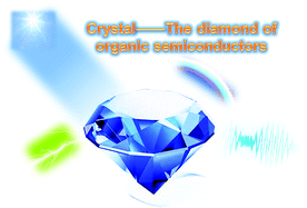 Graphical abstract: Organic semiconductor crystals