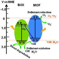 Graphical abstract: Hierarchical BiOI nanostructures supported on a metal organic framework as efficient photocatalysts for degradation of organic pollutants in water