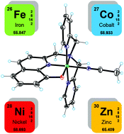 Graphical abstract: Cobalt, nickel, and iron complexes of 8-hydroxyquinoline-di(2-picolyl)amine for light-driven hydrogen evolution