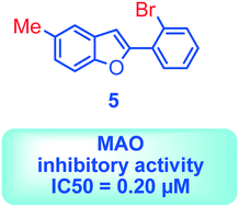 Graphical abstract: MAO inhibitory activity of bromo-2-phenylbenzofurans: synthesis, in vitro study, and docking calculations
