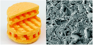 Graphical abstract: Porous polymeric materials by 3D printing of photocurable resin